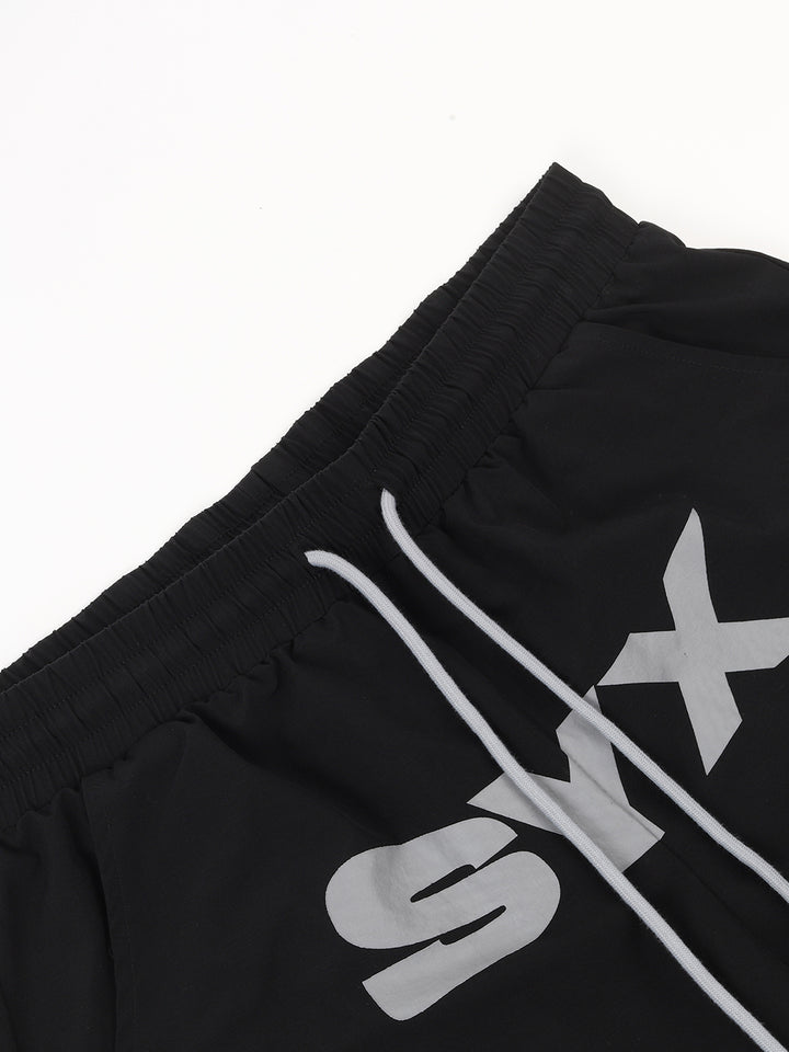 imdontai syx logo black shorts official merch